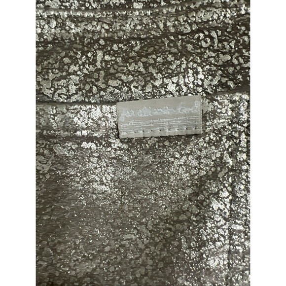 7 For All Mankind Jeans Womens 28  High Waist Skinny Ankle Metallic Velvet Gold - Picture 4 of 8